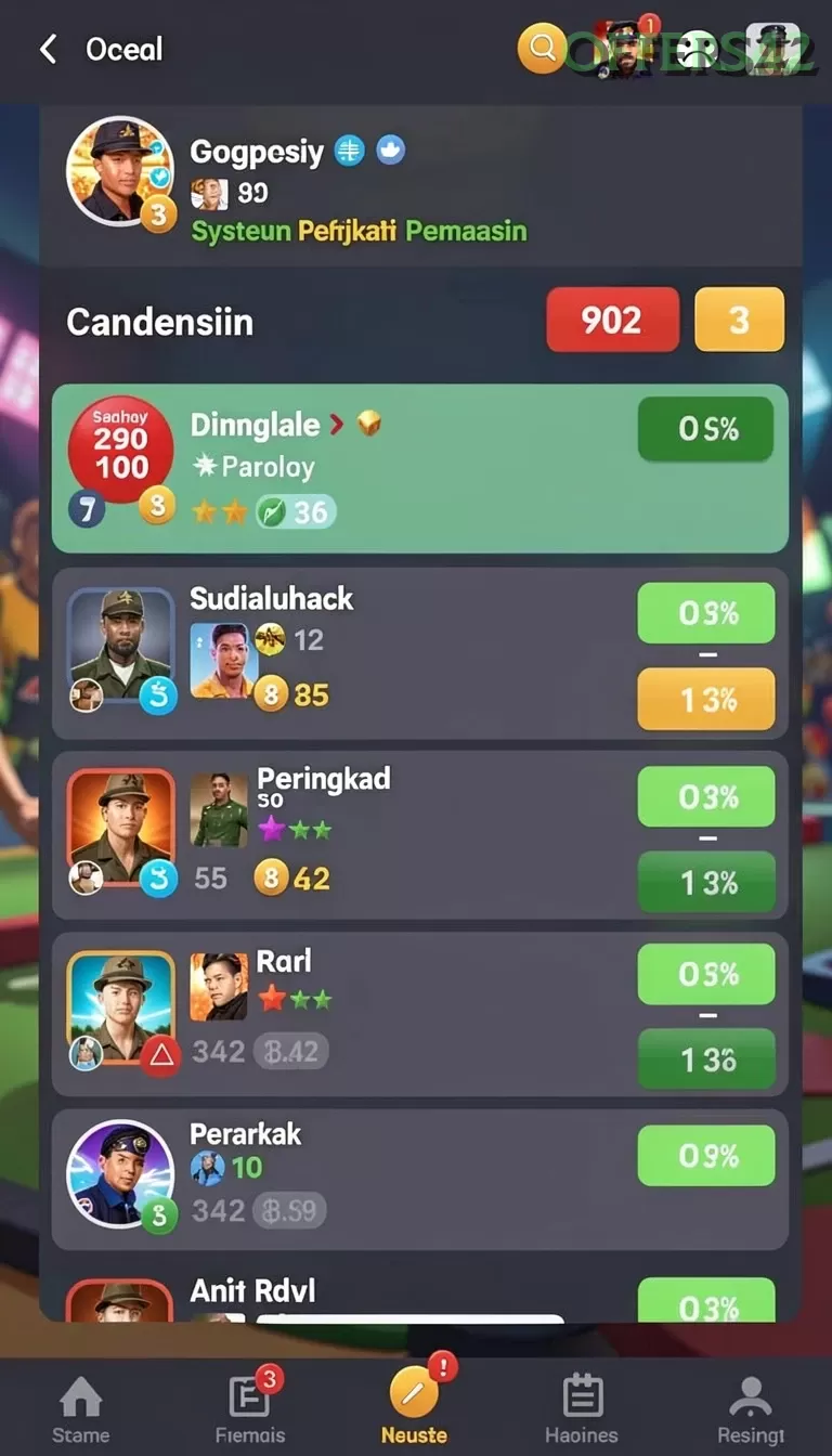 Cuplikan layar LIMIT — aktivitas
