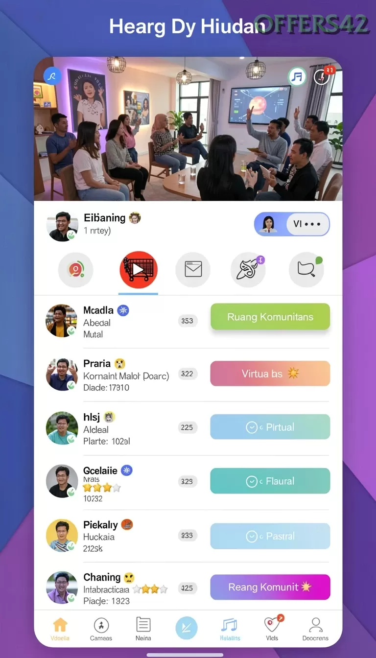 Cuplikan layar 8II — halaman utama
