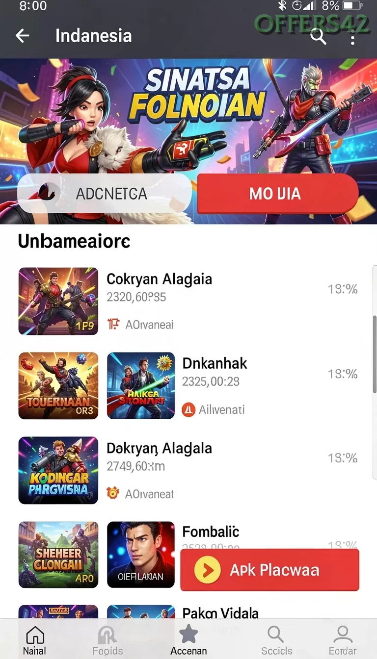 Cuplikan layar 888IDR — halaman utama